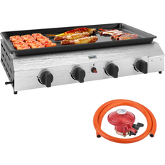 Non-Stick Coating Gas BBQs OutSunny Four Burner Portable Gas Grill