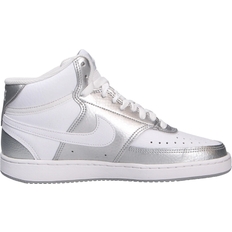Nike court vision mid Nike Court Vision Mid W - White/Metallic Silver