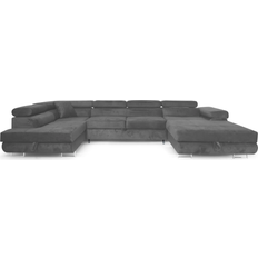 Sofiland Aller Dark Grey Sofa 345cm Zweisitzer, 6-Sitzer
