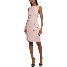Tommy Hilfiger Women's Sleeveless Sheath Dress - Ballerina Pink