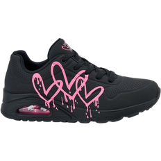 Skechers Uno Dripping W - Love Black/Pink