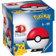 3D-Jigsaw Puzzles Ravensburger Red Pokeball 3D 54 Pieces