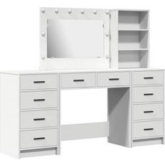 vidaXL 3334209 White Toiletbord 40x41cm 3stk