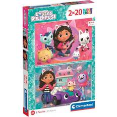 Clementoni Pussel Clementoni Gabbys Dollhouse 2x20 Pieces