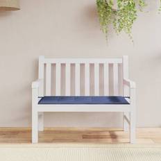 vidaXL Bänkdyna För Trädgården Marinblå 120x50x4 cm Oxfordtyg Stolsdyna Blå