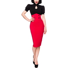 Pencil Skirt - Red