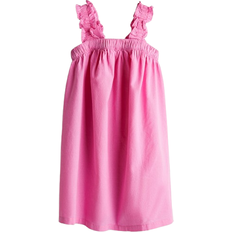 H&M Linen Blend Dress - Pink (1285400005)
