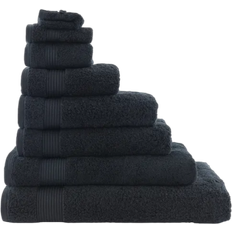 Dunelm Egyptian Cotton Bath Towel Black (200x100cm)