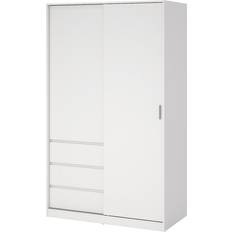 Tvilum Furniture Tvilum Esla Matt White Wardrobe 118.5x200.4cm