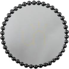 Gallery Direct Ceretti Black Wall Mirror 80cm