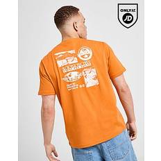Gång & Vandring - Orange T-shirts Napapijri Grid Back T-Shirt - Orange
