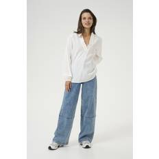 Kaffe Sanni Frill Detail V-Neck Top