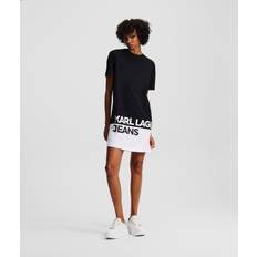 Karl Lagerfeld Kjoler Karl Lagerfeld Jeans Kjole - Sort/Hvid