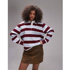 Arket Pikétröjor Arket Long Sleeve Rugby Polo Shirt - Multi Stripes