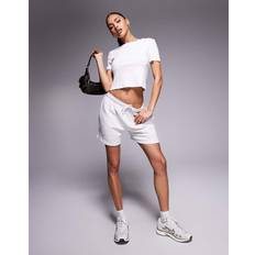 MissyEmpire Exclusive Drawstring Waist Sweat Short - Grey Marl