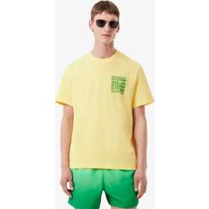Lacoste Yellow Clothing Lacoste Men's Logo Graphic T-Shirt - Yellow/Green