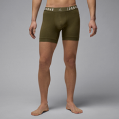 Jordan Nike Men's Flight Cotton Core Boxer Briefs - Green