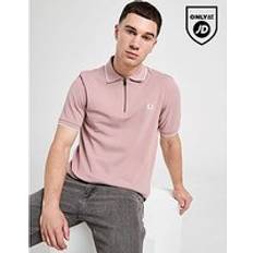 Fred Perry Zipped Polo Shirt - Pink