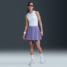 Lila - Tennis Kjolar Nike Court Dri-fit Advantage Ace High Rise Reg Kjol Damer Syrén - Syrén