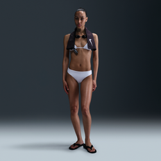Nike White Swimwear Nike Swim Essential Women's Hipster Bikini Bottom - White