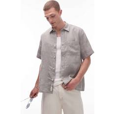 Arket Shirts Arket Relaxed Short Sleeved Shirt - Grey