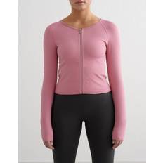 Aim'n Ytterkläder aim'n Ribbed Seamless Zip Jacket - Rosa