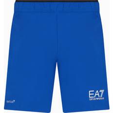 EA7 Herr Byxor & Shorts EA7 Emporio Armani Tennis Eagle Poly Shorts - Blue