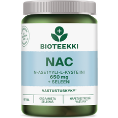 Aminohapot Bioteekki NAC + Seleeni 60 Tabl.