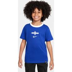 Children T-shirts Nike England Lionesses Crest T-Shirt Blue Kids