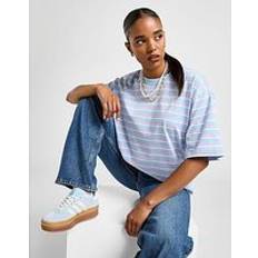 adidas Originals Stripe Oversized Boyfriend T-Shirt - Blue