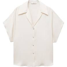 Mango Dame Skjorter Mango Bluse Sassa - Offwhite