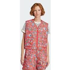 Adidas Dame Veste adidas Originals x Liberty London Vest Med Vatteringer - Rød/Multifarvet