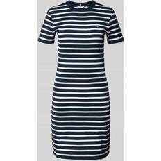 Tommy Hilfiger Bomull Klänningar Tommy Hilfiger Slim Mini T-Shirt Dress - Breton/Dark Night Navy/Ecu