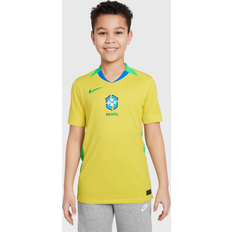 XL National Team Jerseys Nike Brazil 2025 Kids Dri FIT Stadium Home Shirt