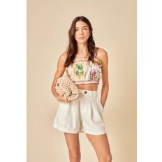 Nobody's Child White Denim Ava Shorts