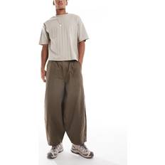 Cotton On Arlo Baggy Byxor I Ballongmodell - Chokladbruna