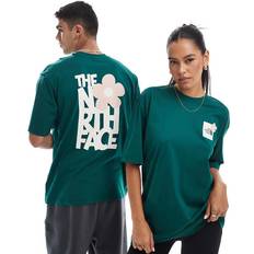 The North Face Flower Oversized T-shirt Med Print - Mørkegrøn