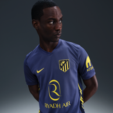 Nike Club Atlético de Madrid 2025/26 Stadium Away Dri-FIT Replica Fodboldtrøje Mænd Blå XS