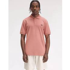 Men - Tennis Polo Shirts Fred Perry Polo Shirt - Putty Pink/Navy