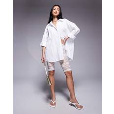 Lace Trousers & Shorts River Island Lace Cycle Short - White