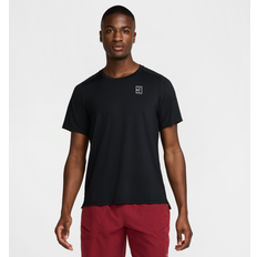 Nike T-shirts Nike Court Advantage Dri-Fit T-shirt - Black/White
