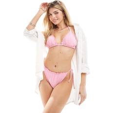 New Look Women's Bikini Bottoms - Pink Gingham
