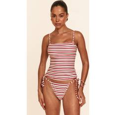 Tankinis PrettyLittleThing Tankini - Rouge Rayé