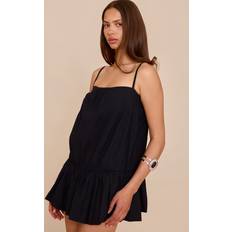 PrettyLittleThing Puff Ball Dress - Black