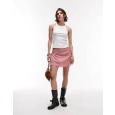 Topshop Mini Skirt With Star Beading - Pink