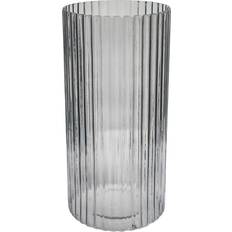 Ivyline Daphne Ribbed Clear Vase 38cm