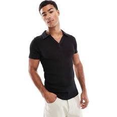 Muscle fit men Jack & Jones Muscle Fit Polo Black