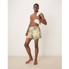 Abercrombie & Fitch Badkläder Abercrombie & Fitch Badshorts Med Palmmönster Grön