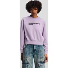 Karl Lagerfeld Dam Överdelar Karl Lagerfeld Logo Sweatshirt Woman - Lavendula