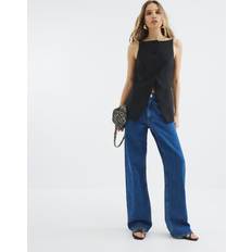 Outerwear River Island Square Neck Waistcoat - Black
